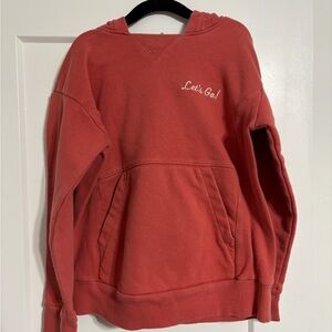 Wonder Nation Coral Hoodie with Embroidery